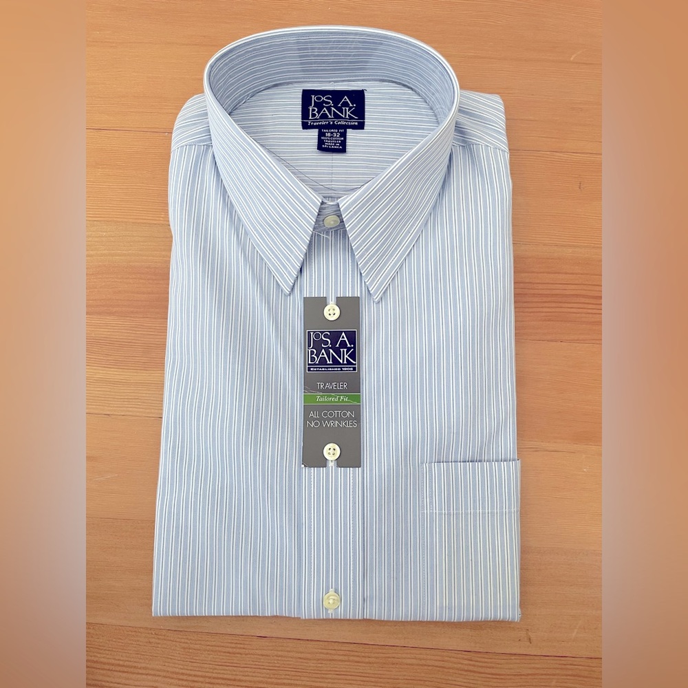 Men’s dress shirt new with tags 16-32 soft light blue